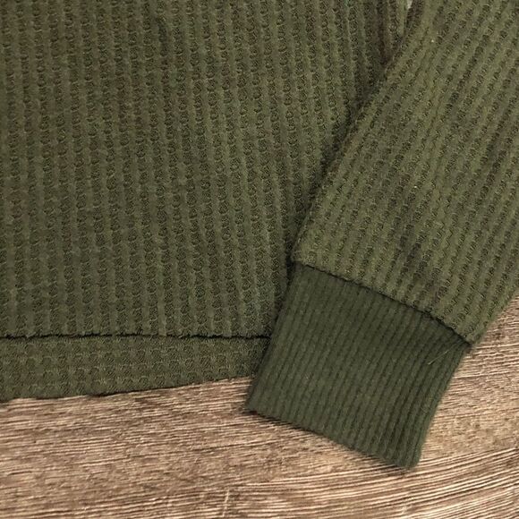 BP Crop Waffle Knit Sweater - Picture 6 of 7